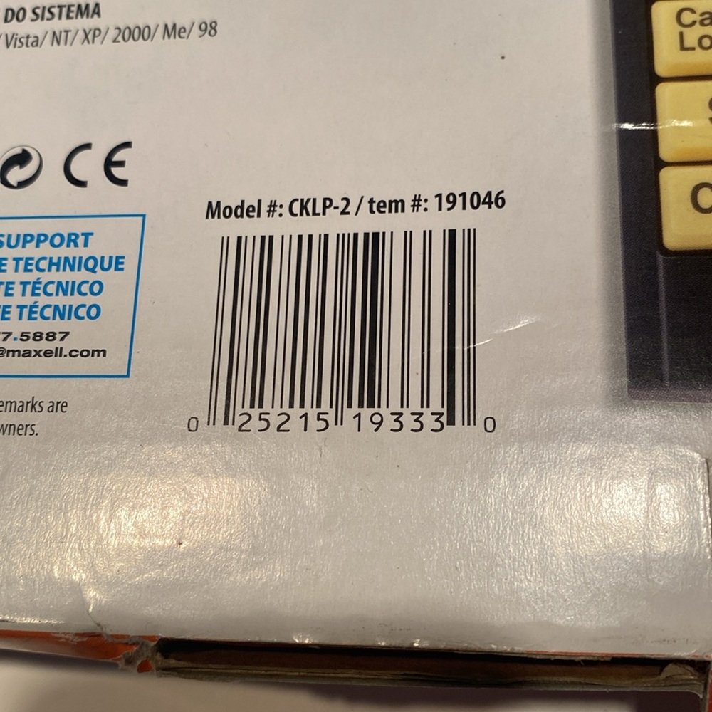 Maxell Large Print Keyboard - Picture 9 of 9